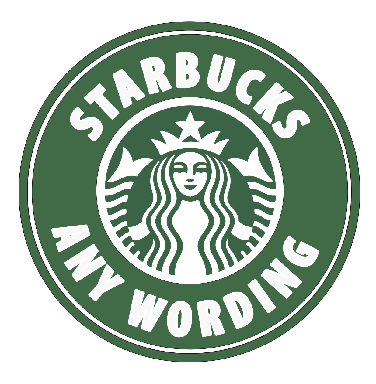 Customised Starbucks Logo Icon SVG PNG File digital Download For Creators For Starbucks Tumbler Cups icon For Tshirt 12HR Turnaround Max Etsy