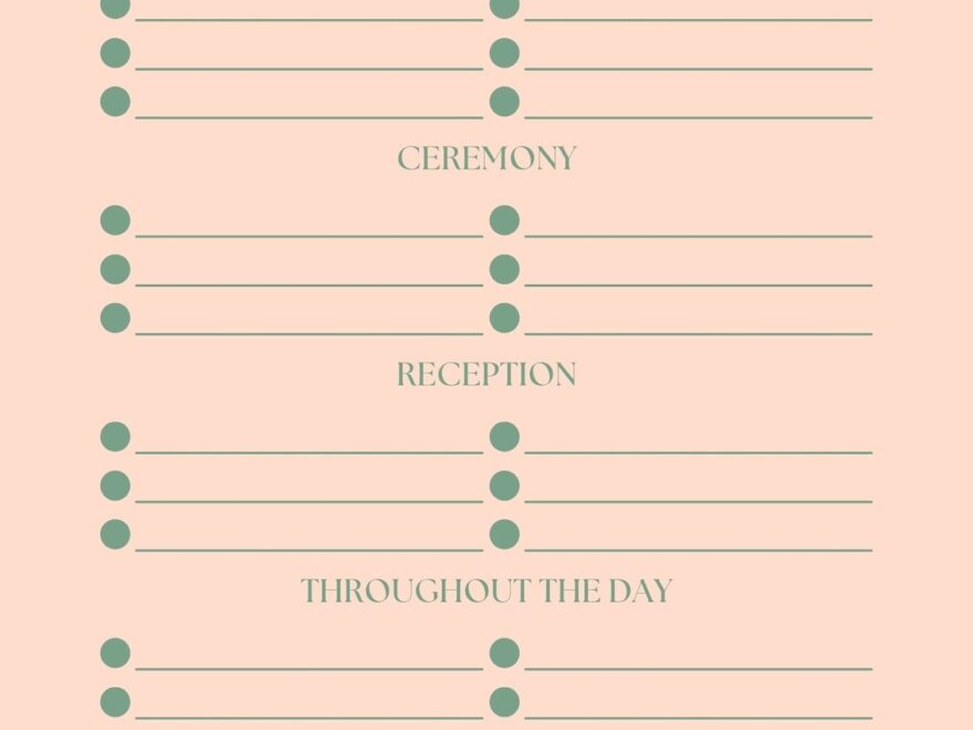 Customize 188 Wedding Checklists Templates Online Canva