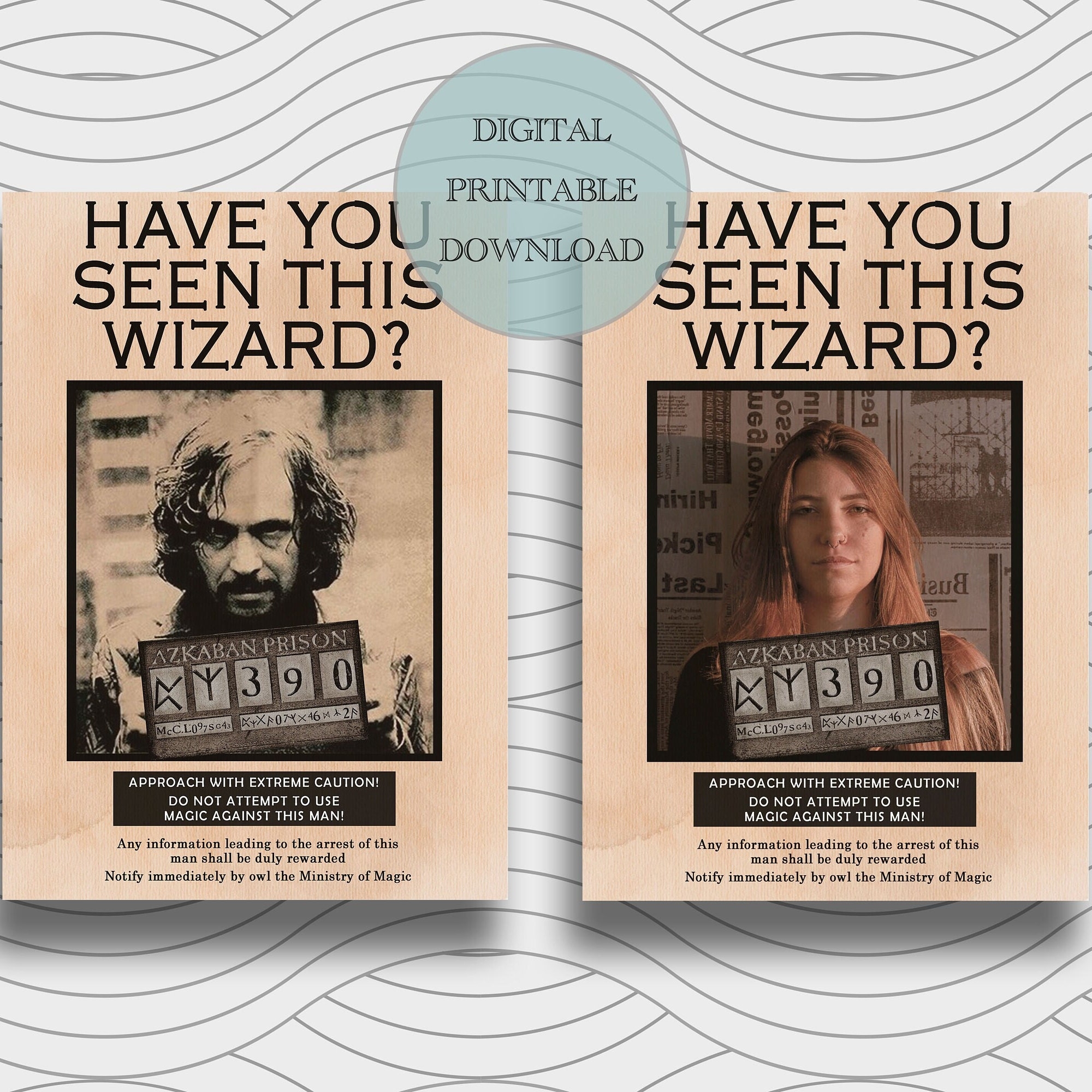 Customized Listing Have You Seen This Wizard Poster MP800 Etsy