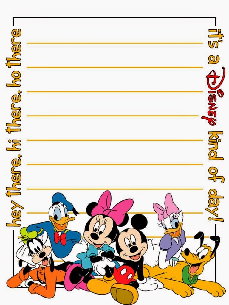 Disney Parks Visit Free Printable Notebook Oh My Fiesta In English