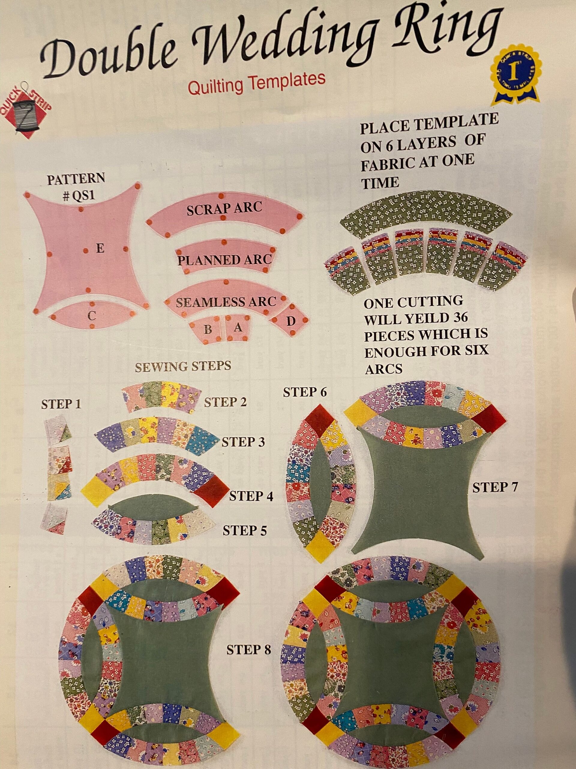 Printable Templates For The Double Wedding Ring Quilt