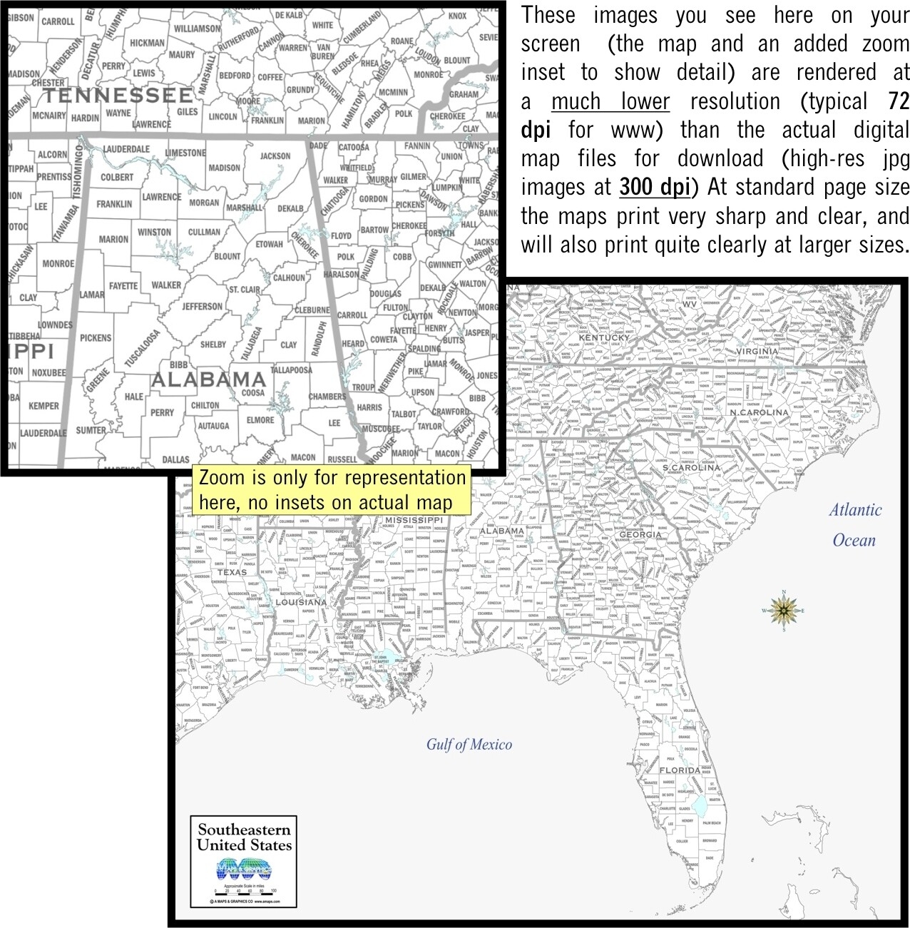 Download Map Southeast Region White County