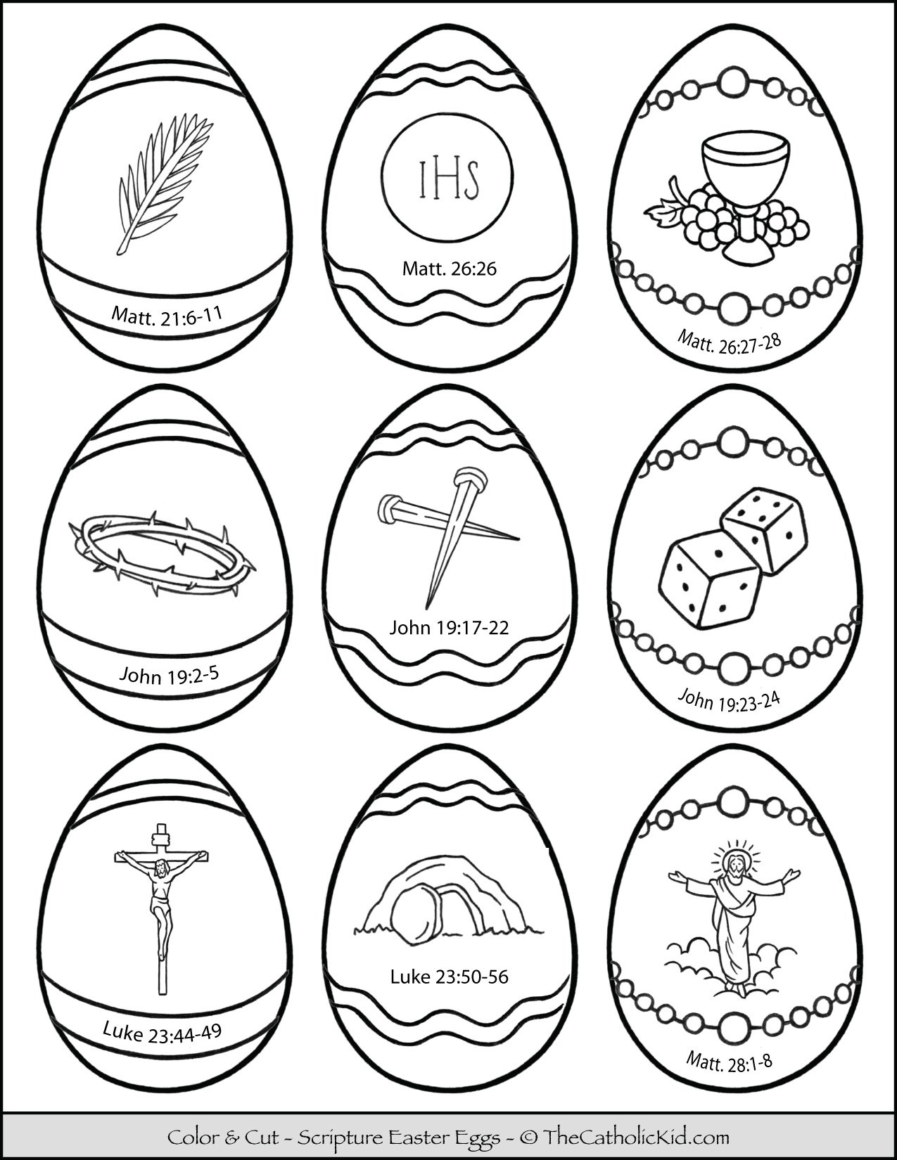 Easter Archives The Catholic Kid Catholic Coloring Pages And Games For Children