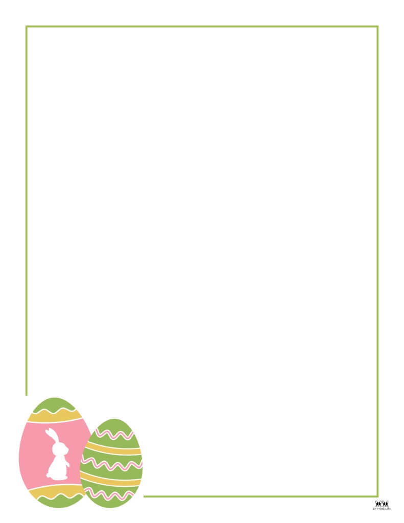 Easter Borders Frames 40 Pages Printabulls