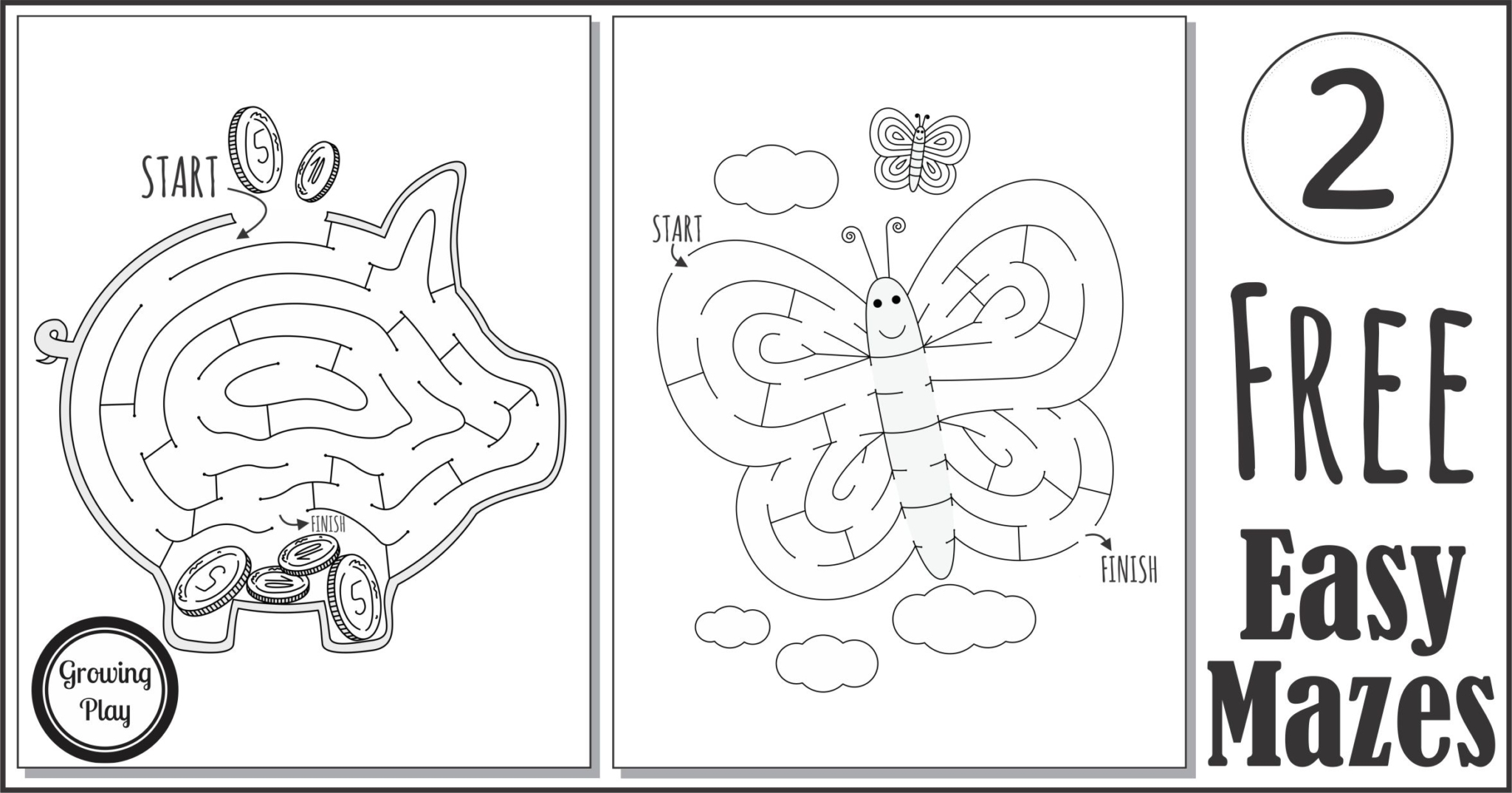 Easy Mazes Freebie Your Therapy Source
