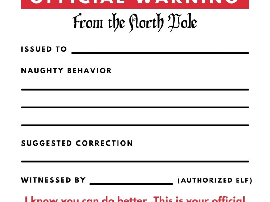 Elf On The Shelf Bad Behavior Letter FREE Printable Make Life Lovely