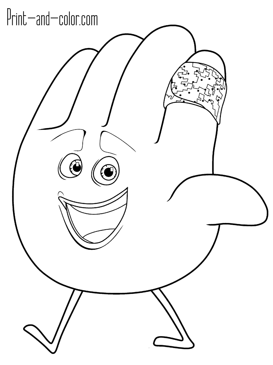 Emoji Movie Coloring Pages Printable