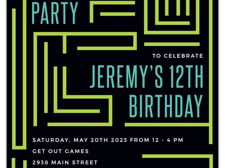 Escape Room Children s Birthday Invitations By Basic Invite