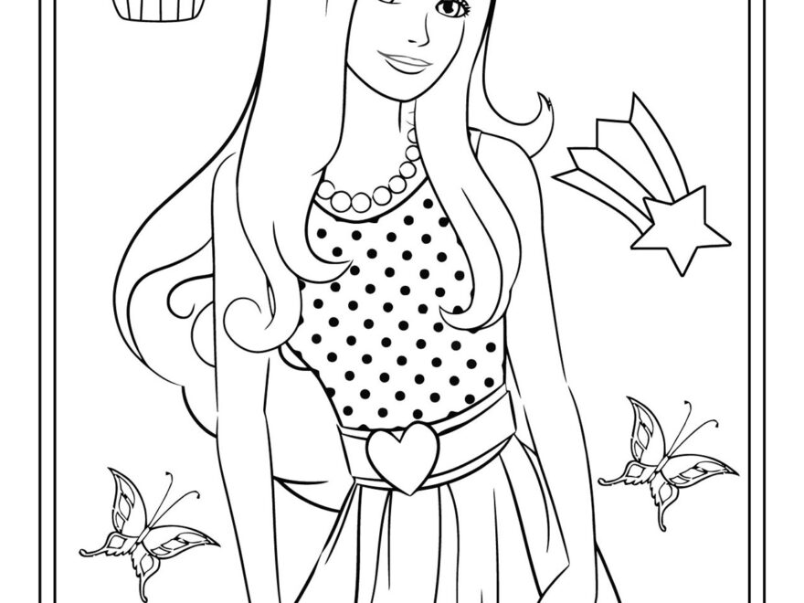 Fashion Girls Coloring Pages For Kids Free And Easy Print Or Download