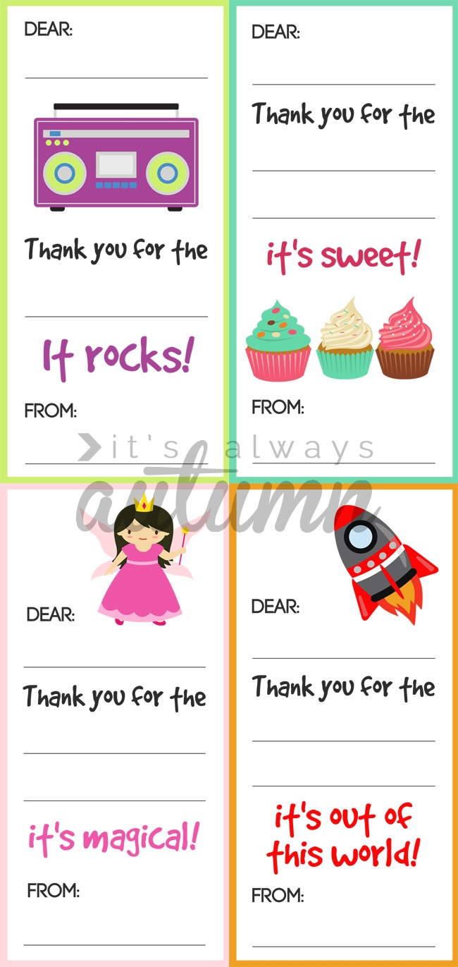 Fill In The Blank Thank You Note Printables For Kids It s Always Autumn