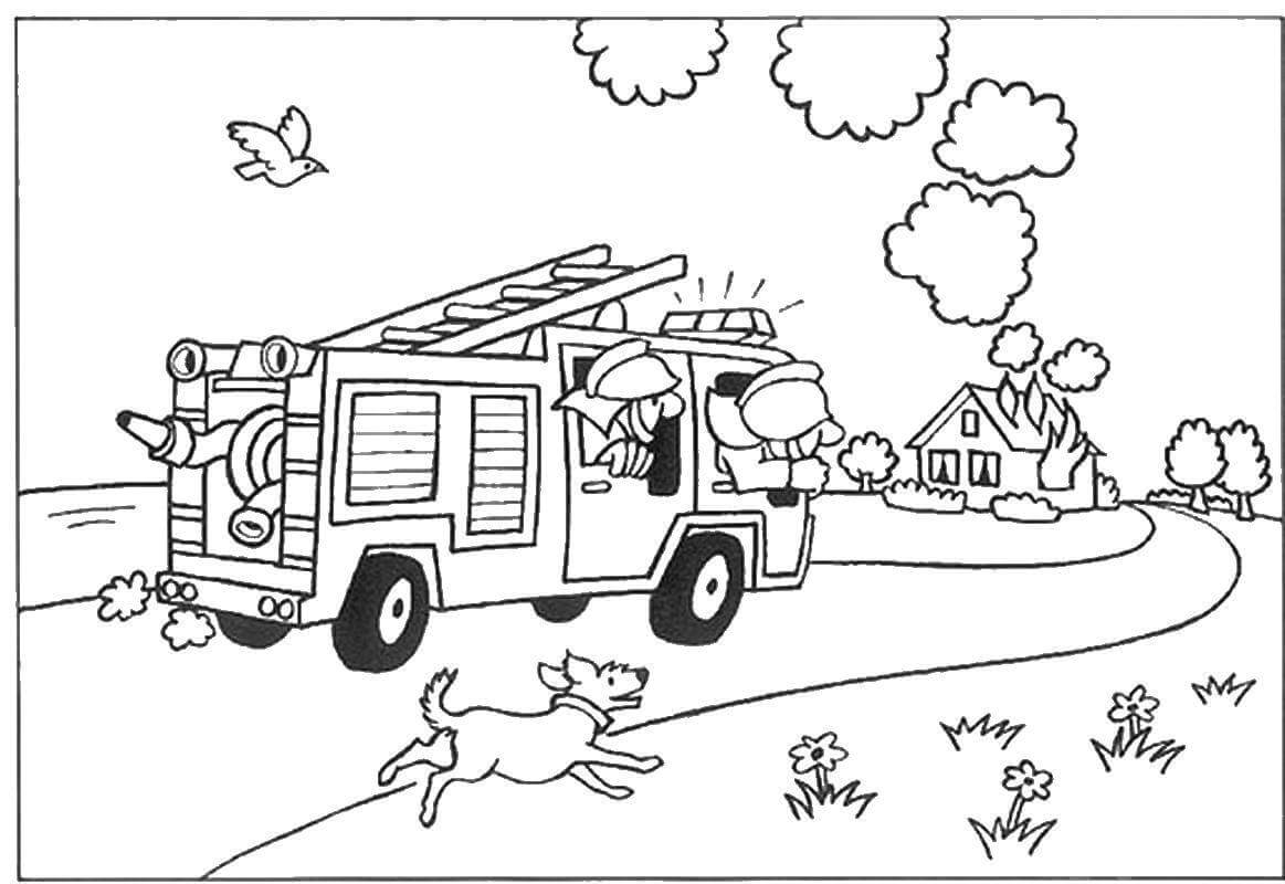 Free Printable Fire Safety Coloring Pages