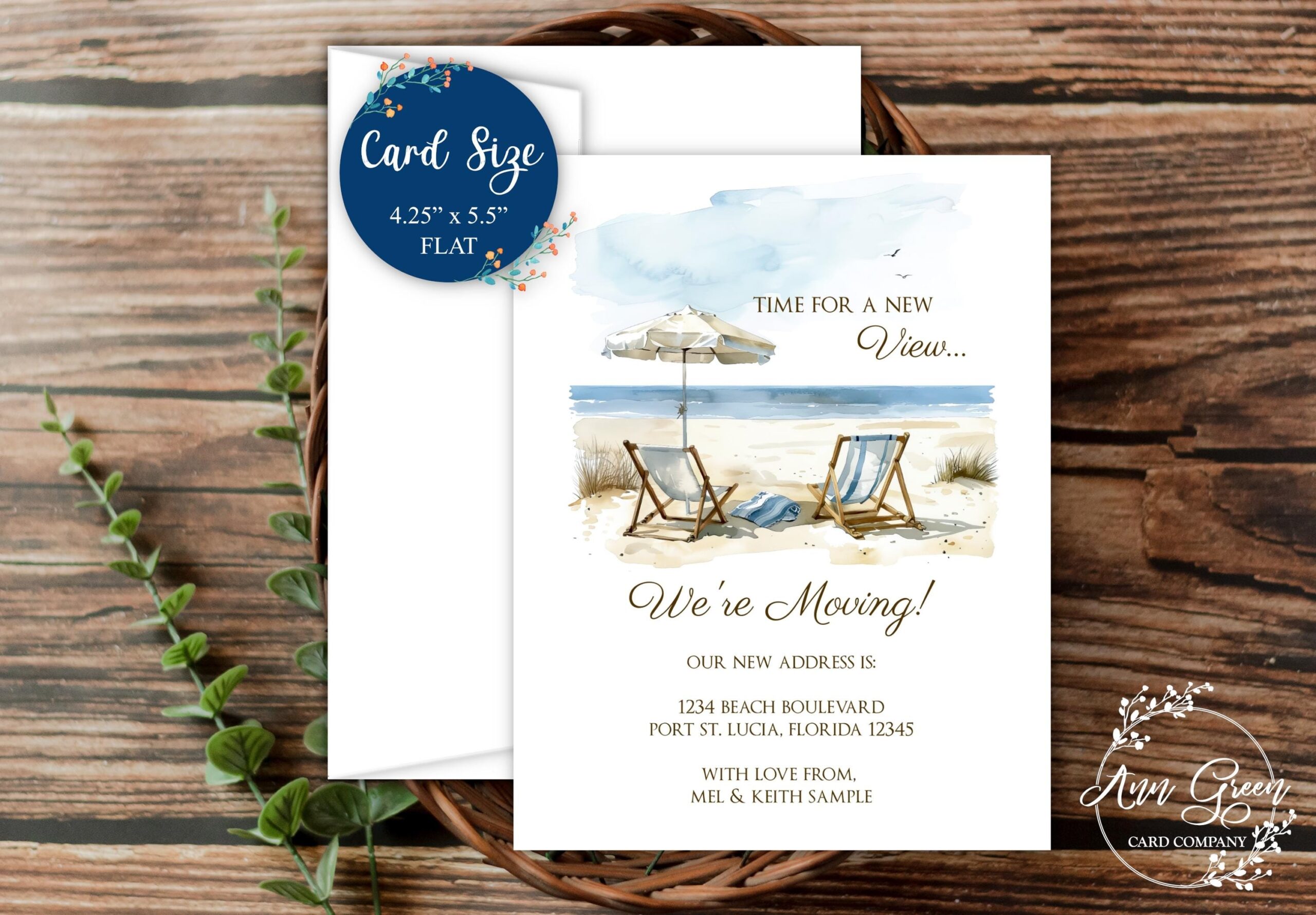 Florida Moving Cards Etsy