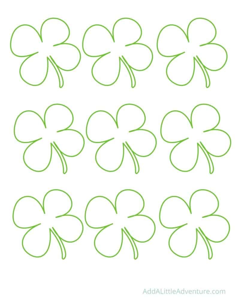 Four Leaf Clover Outlines And Templates Add A Little Adventure Four Leaf Clover Outlines And Templates Add A Little Adventure