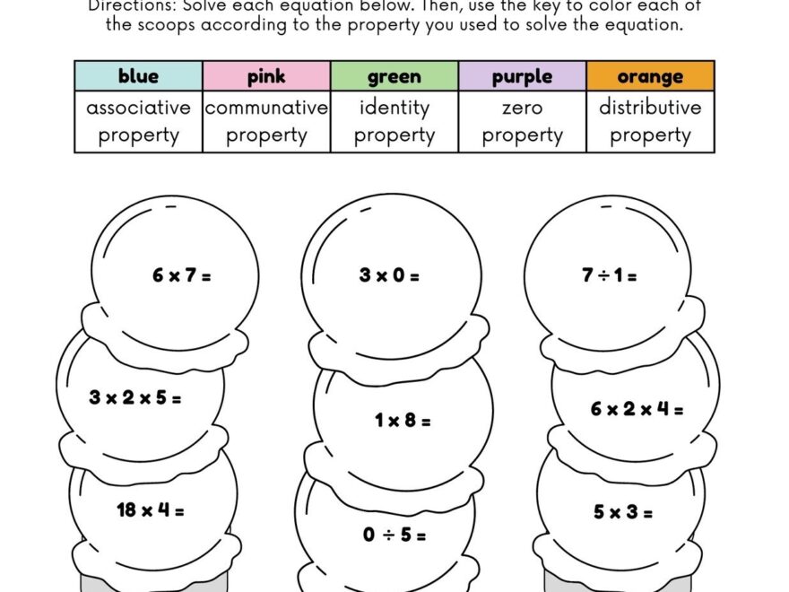 Free 3rd Grade Math Worksheet Templates To Customize Canva