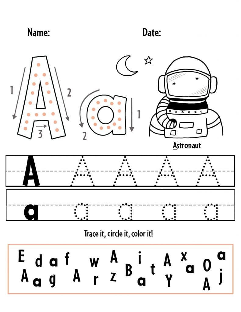FREE Alphabet Worksheets For Preschool The Hollydog Blog