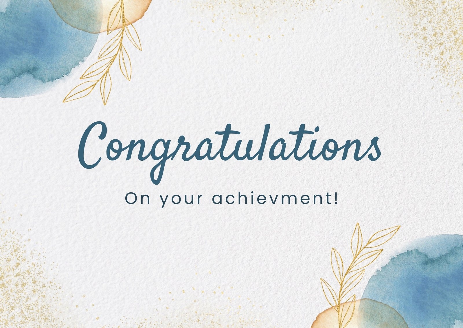Free And Customizable Congratulations Templates