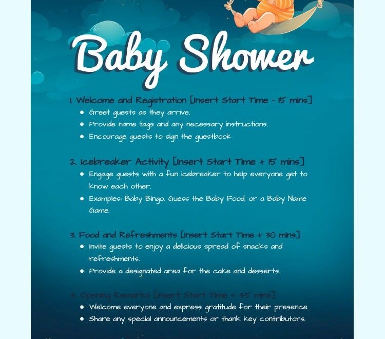Free Baby Shower Agenda Template In Google Docs And Microsoft Word Thegoodocs