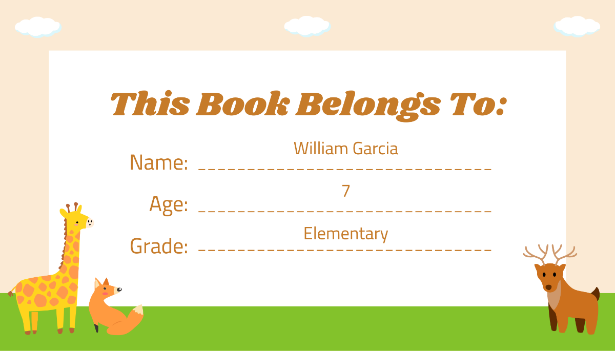This Book Belongs To Printable
