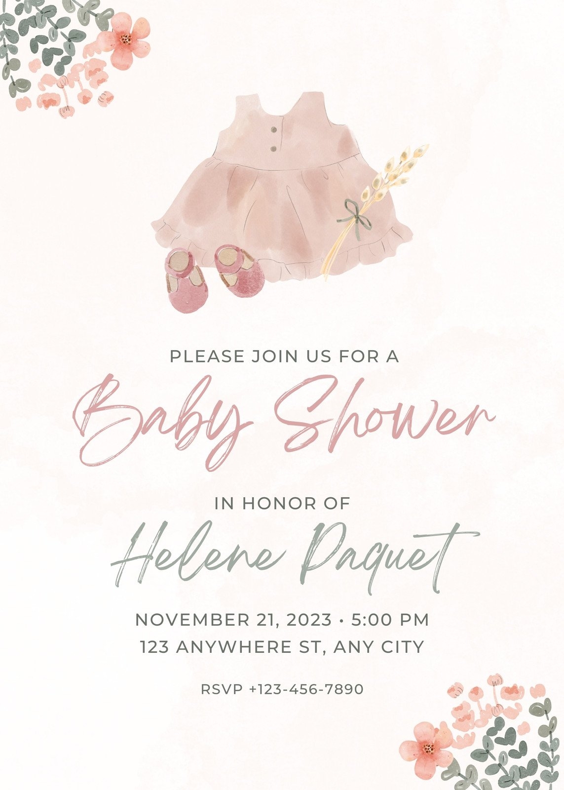 Free Printable Baby Shower Invitations Templates