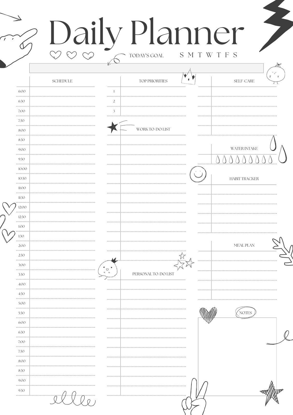 Best Free Daily Planner Printable