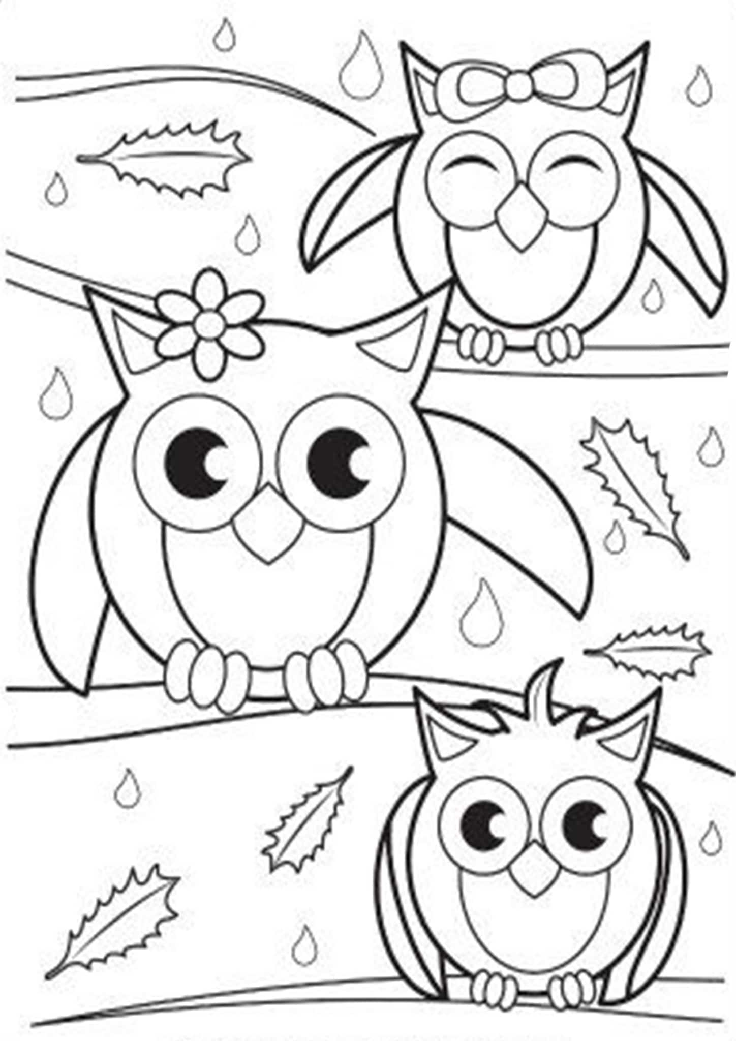 Free Owl Family To Printable