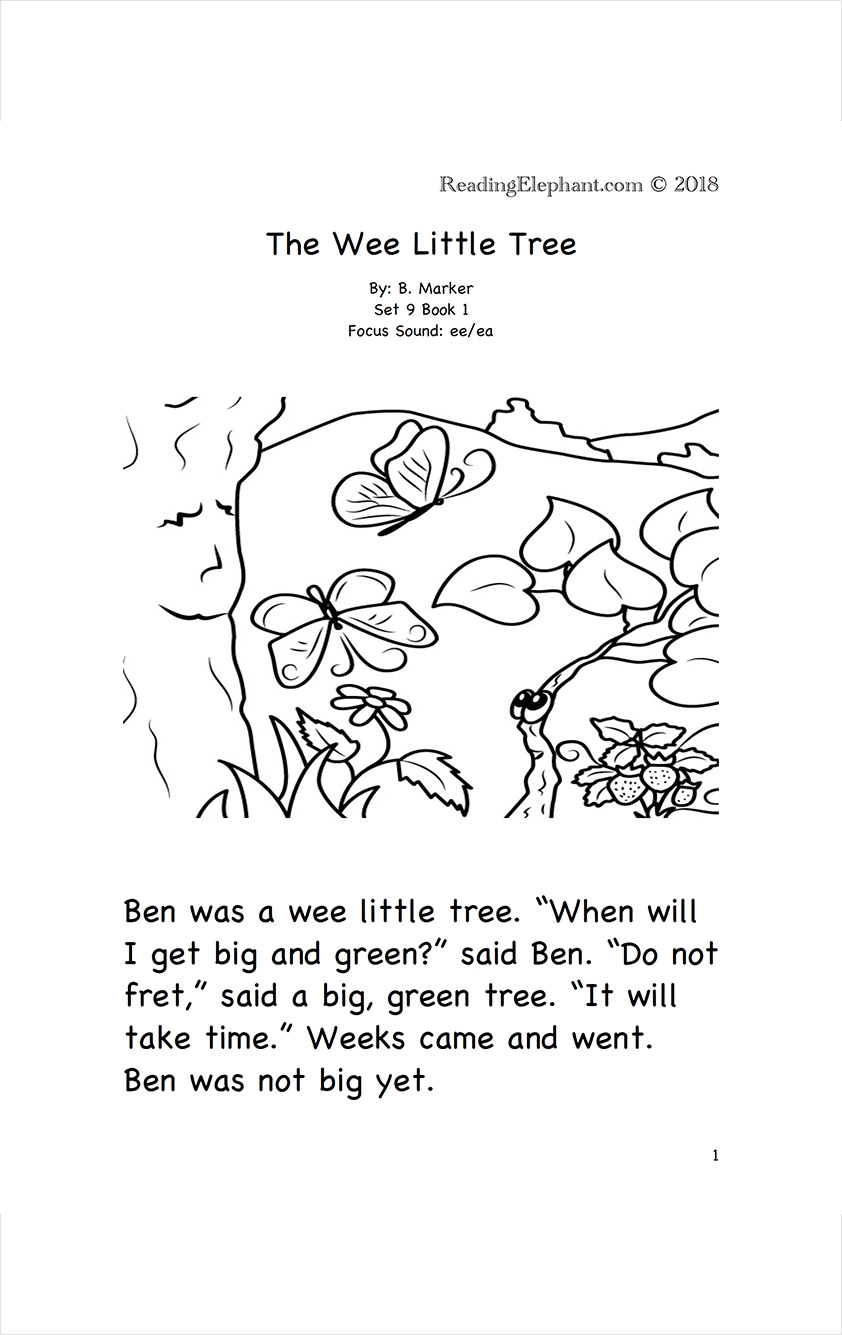 Printable Story For 1St Grade