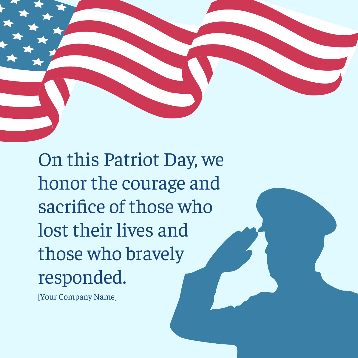 Free Happy Patriots Day Massachusetts Template To Edit Online