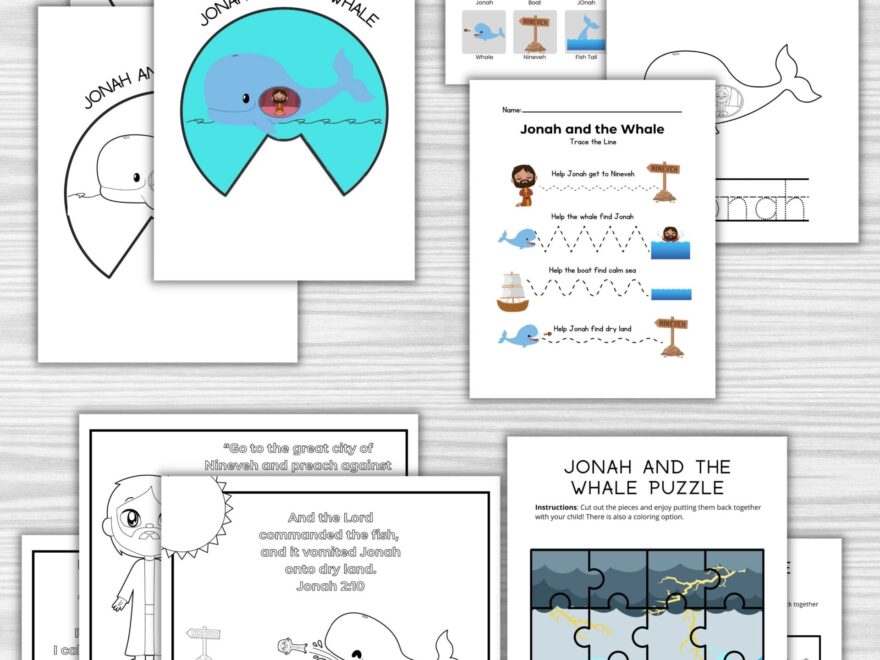 Free Jonah And The Whale Printables Healing Home