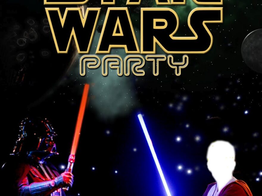 FREE Kids Party Invitations Star Wars Party Invitation self edit