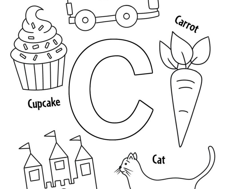 FREE Letter C Worksheets For Preschool The Hollydog Blog