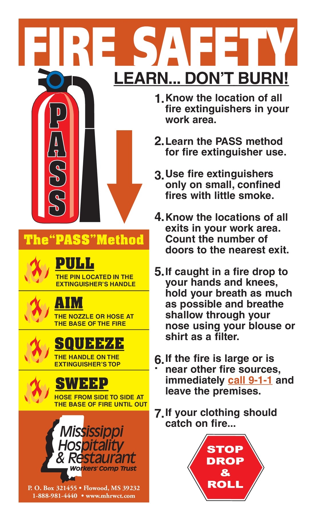 Free Mississippi Fire Safety Sign Labor Law Poster 2025