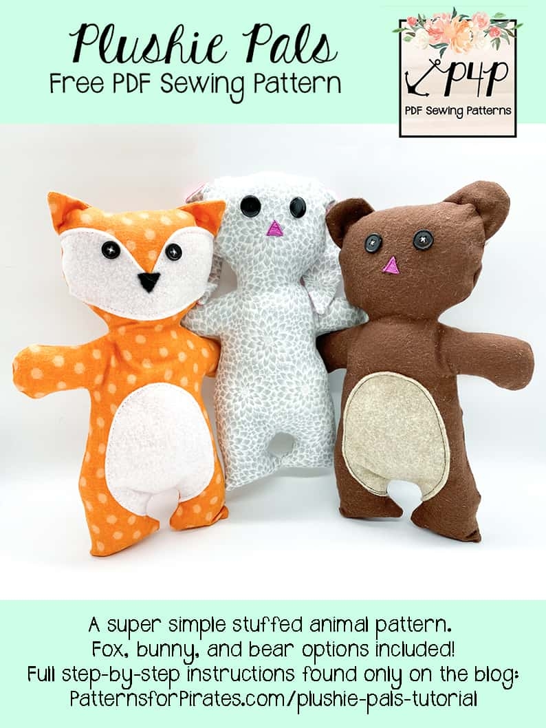 Free Plushie Pals Patterns For Pirates