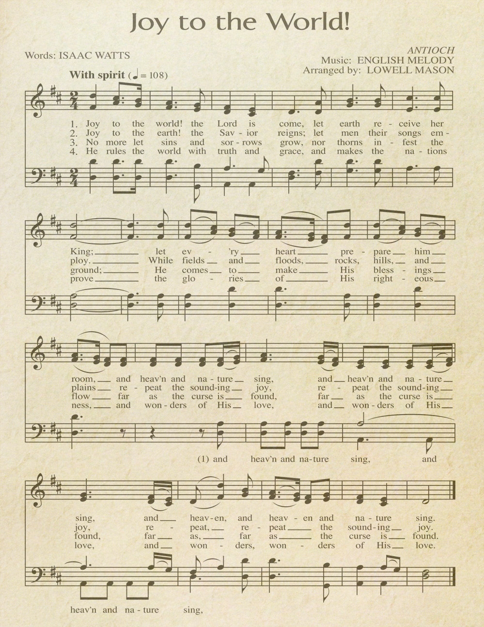 Free Printable Sheet Music For Crafts