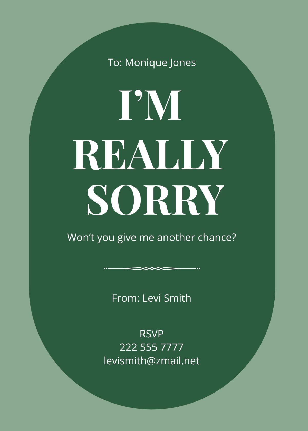 Free Printable Apology Card Template To Edit Online