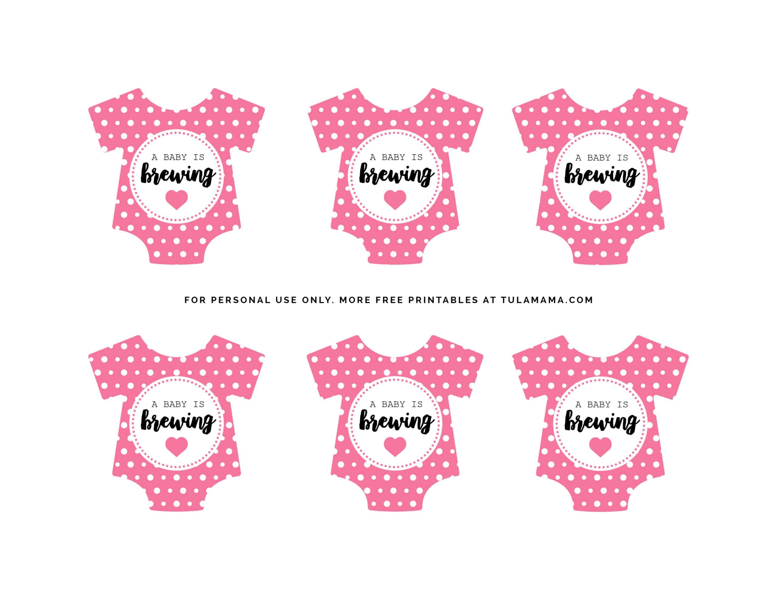 Free Printable Baby Girl Gift Tags