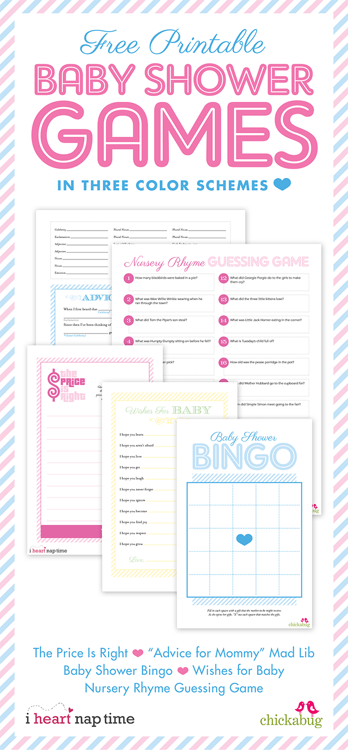 Printable Baby Shower Games For Girl