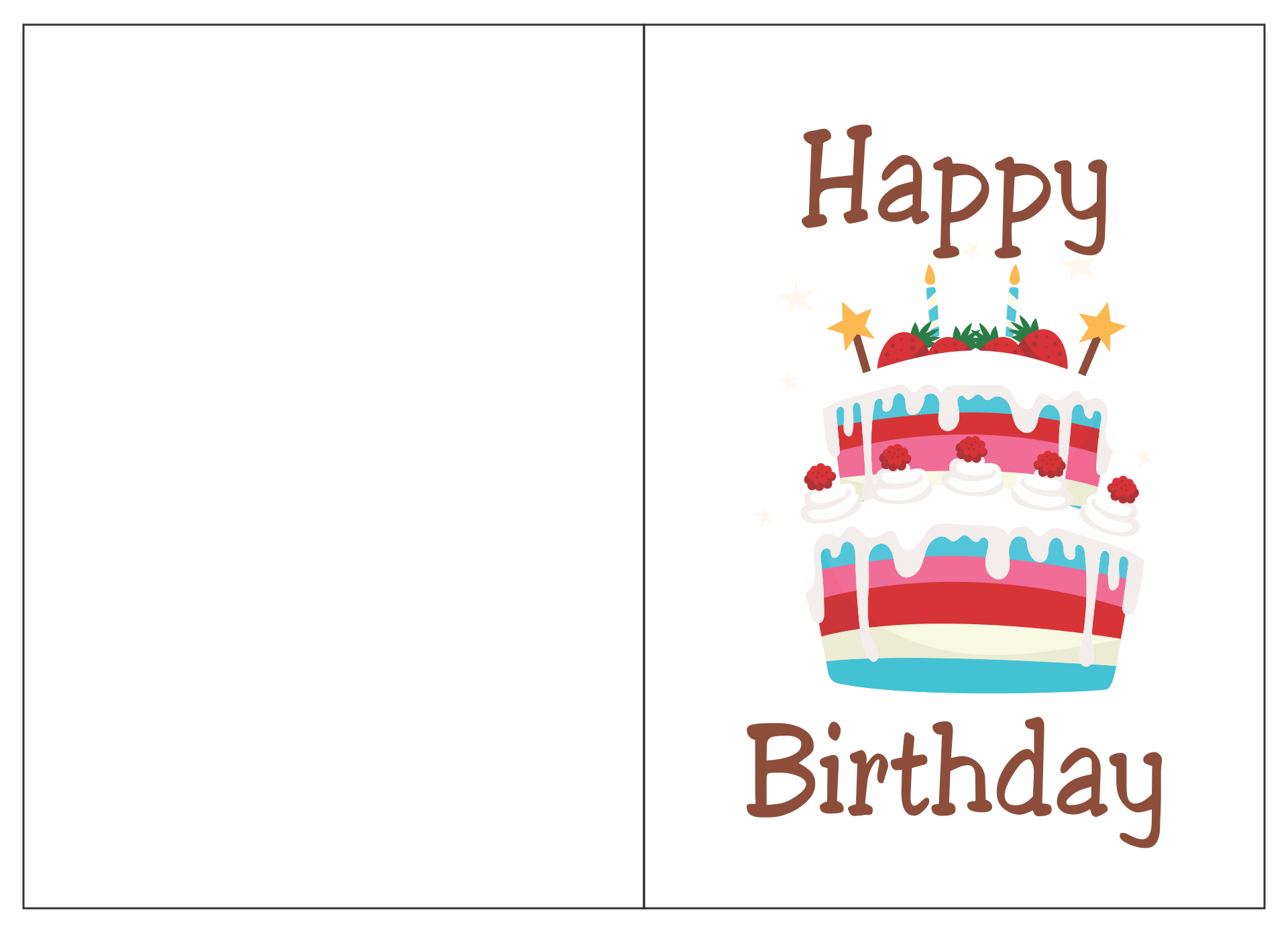 Free Printable Birthday Cards For Everyone Worksheets Library