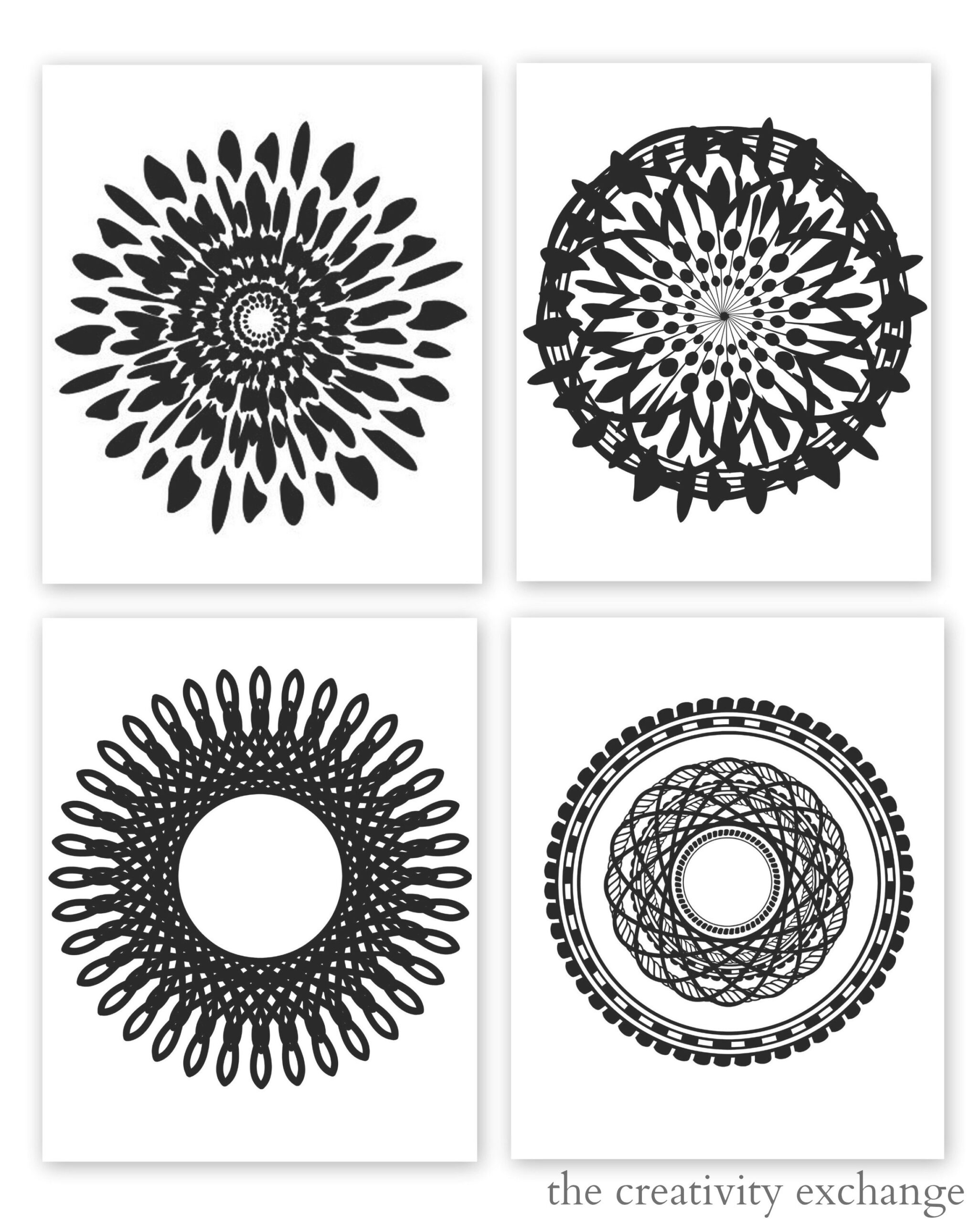 Free Printable Collection Of Modern Black And White Prints Free Printable Collection Of Modern Black And White Prints