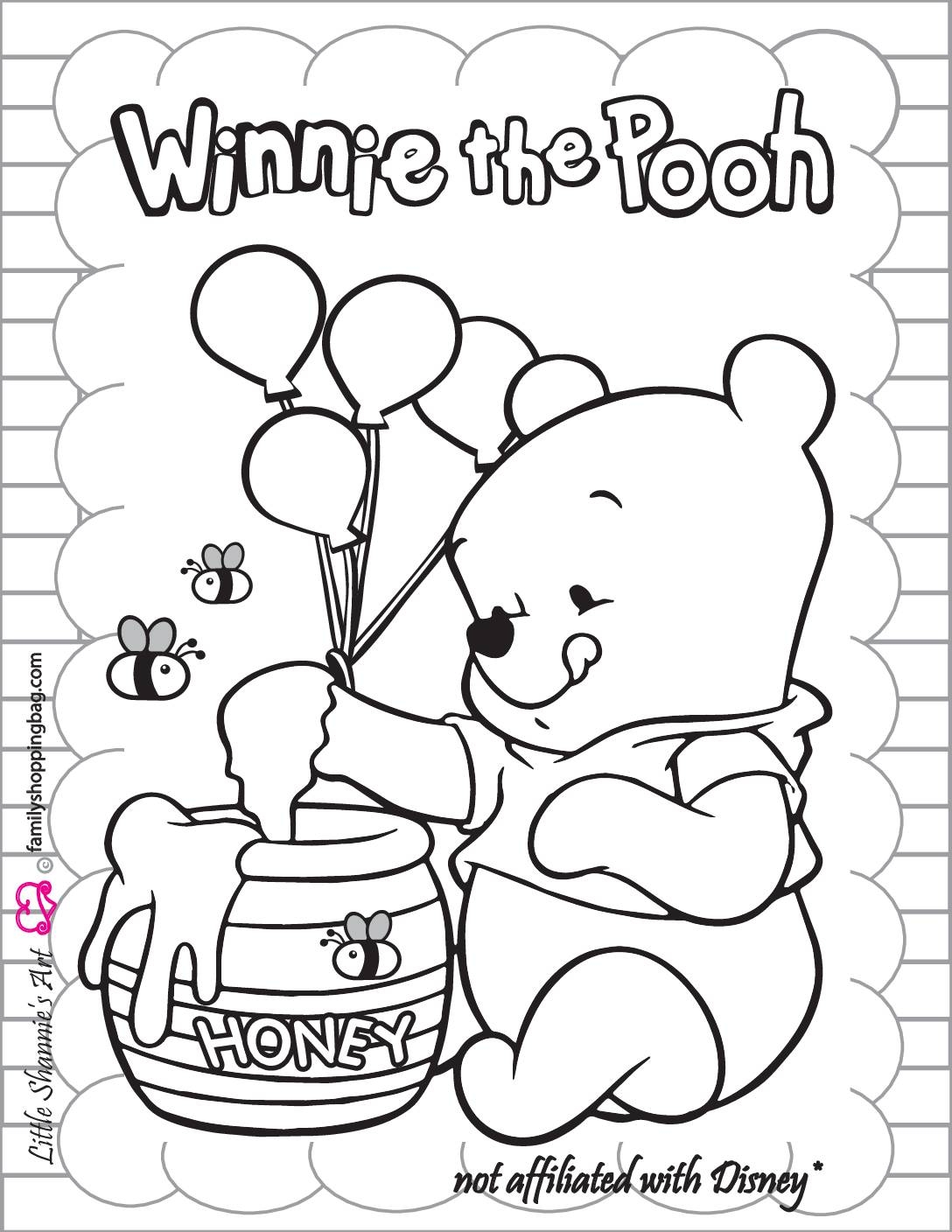 Printable Winnie The Pooh Baby Shower