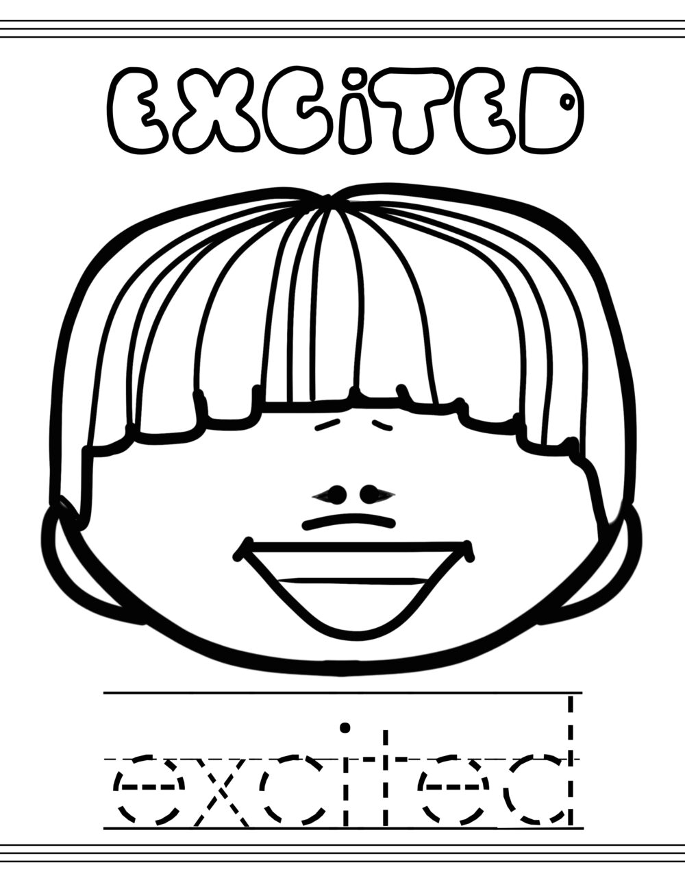 Free Printable Emotion Faces And Activities Natural Beach Living