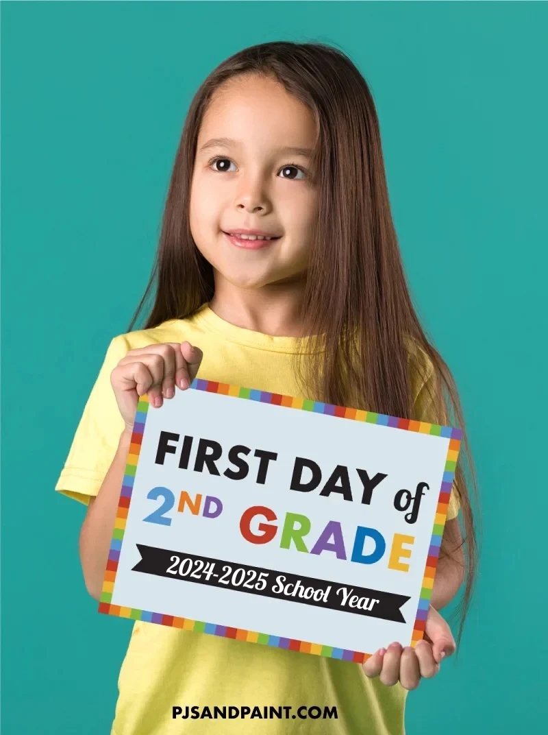 Free Printable First Day Of School Signs Preschool 12th Grade