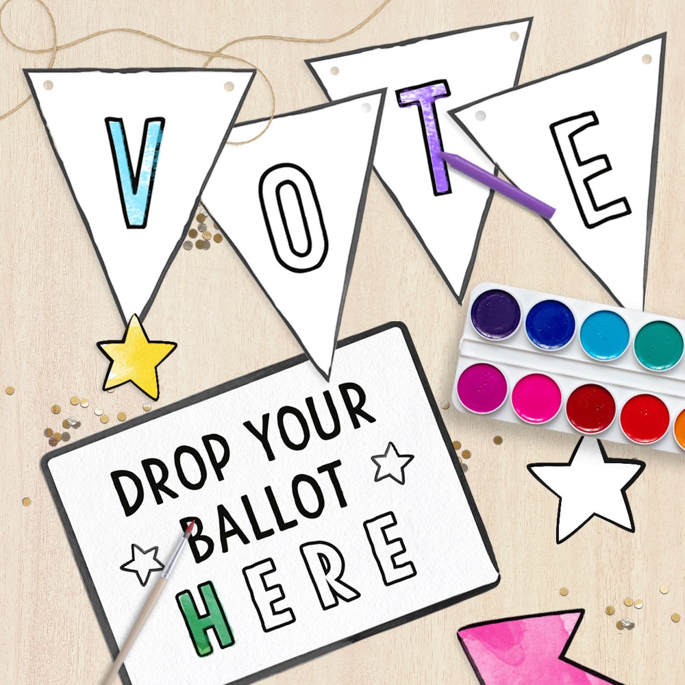Free Printable Kids Voting Ballots For Mock Elections