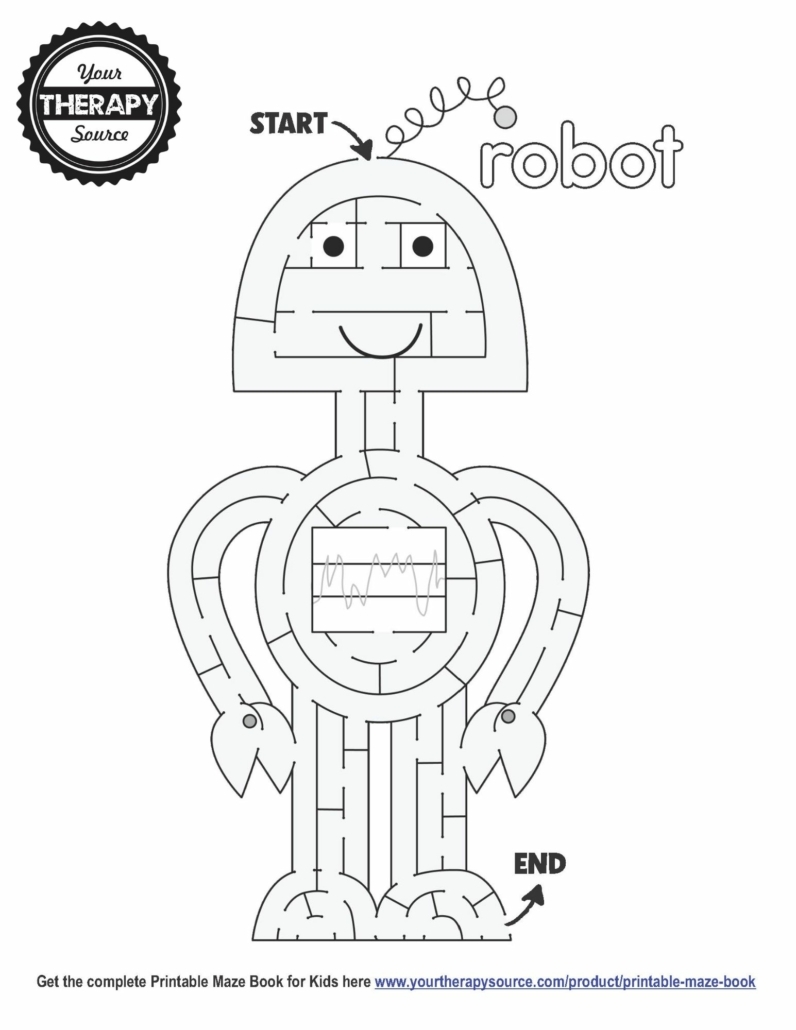 Easy Printable Mazes For Preschoolers