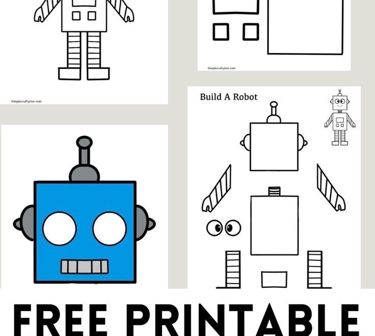 Free Printable Robot Craft Templates
