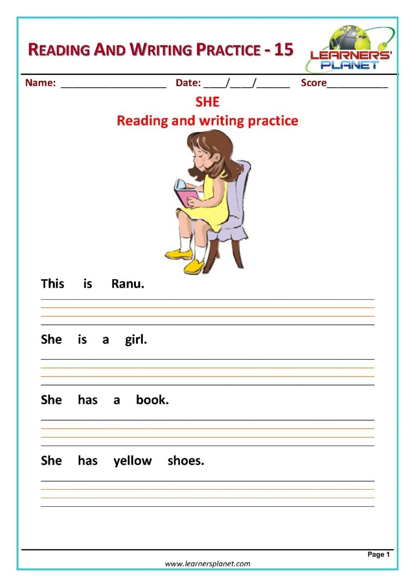 Free Printable Sentence Writing Worksheets