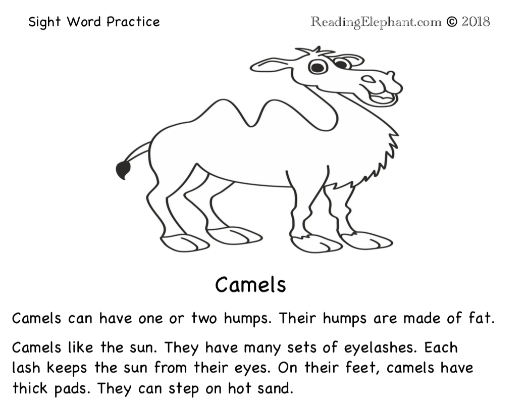 Free Printable Sight Word Books