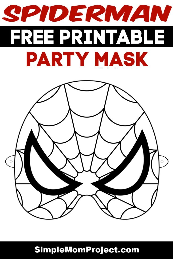 Free Printable Superhero Face Masks For Kids
