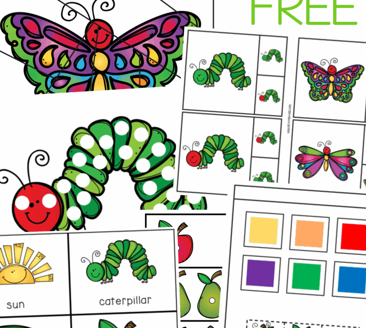 Free Printable The Very Hungry Caterpillar Worksheets Active Littles