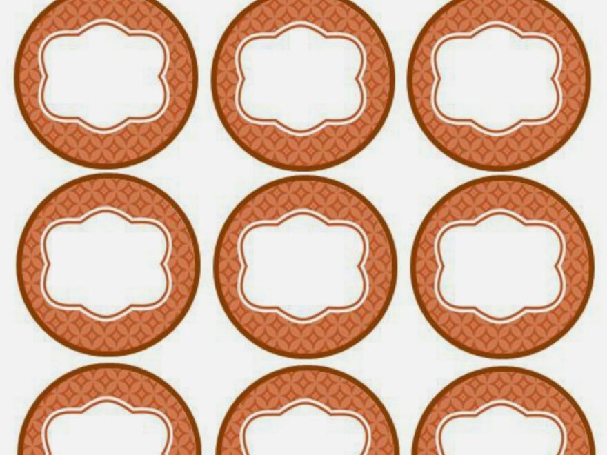 Free Printable Wide mouth Mason Jar Labels Fall Colors