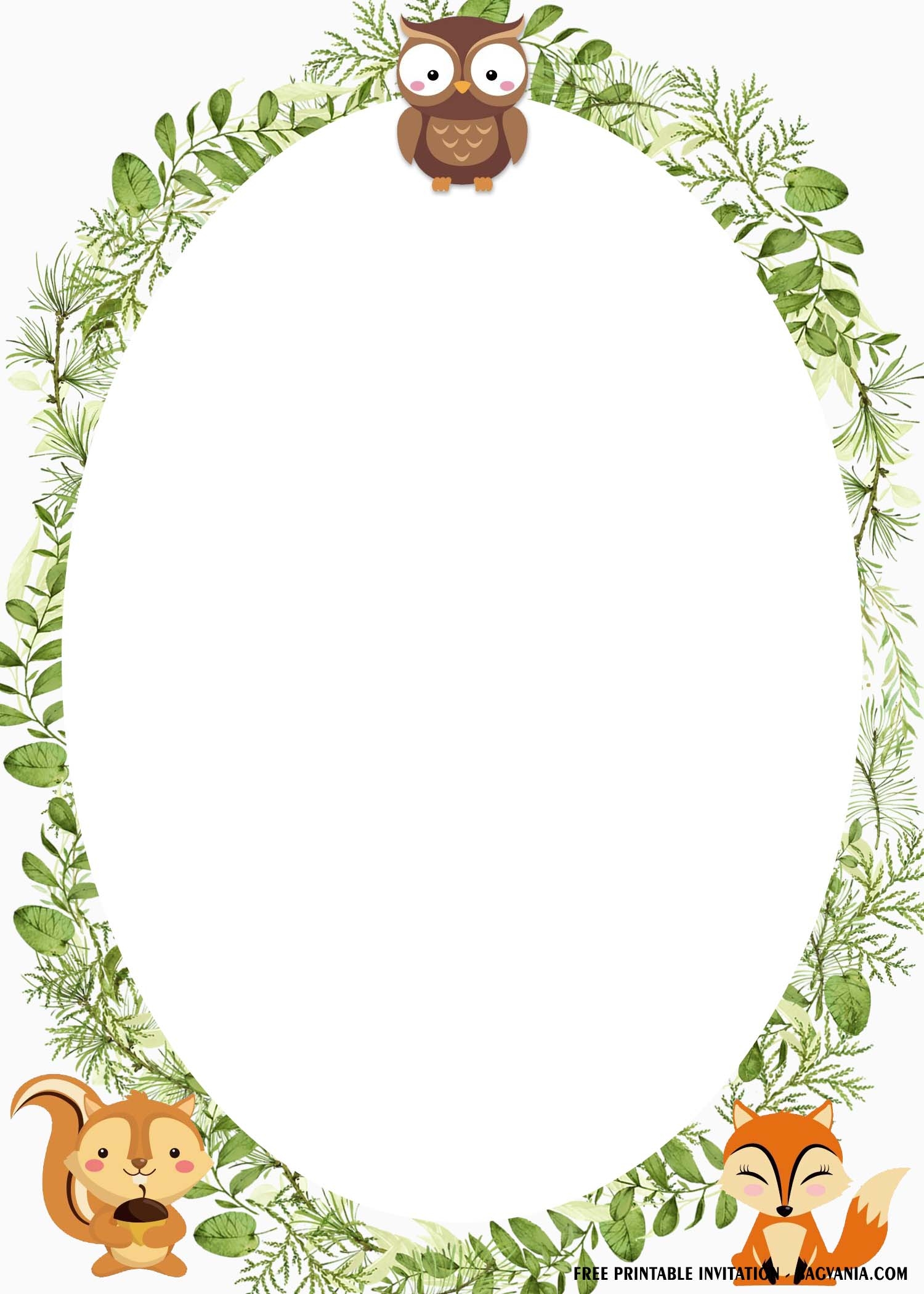 Free Woodland Baby Shower Invitation Templates 2025 Www thelordlovesyou